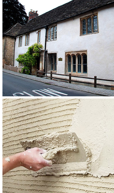 Lime plastering repair company Bath